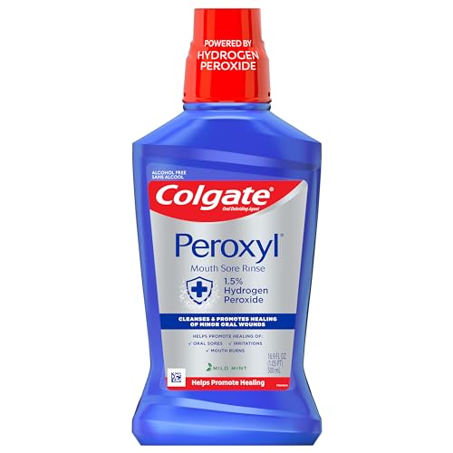Colgate Peroxyl Antiseptic Mouthwash for Mouth Sores - 500ml