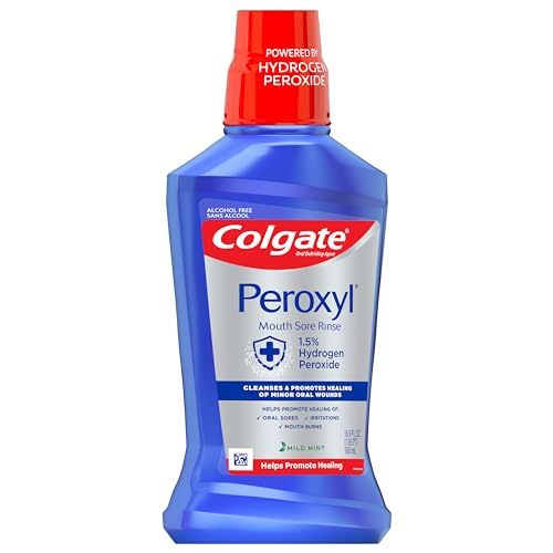 Colgate Peroxyl Antiseptic Mouthwash for Mouth Sores - 500ml